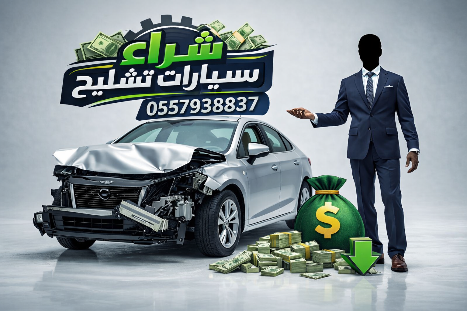 شراء سيارات تشليح في السعودية - نشتري السيارات المصدومة بأعلى سعر 0557938837